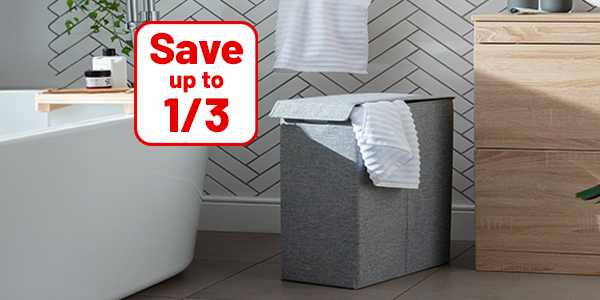 Save up to 1/3 on selected bathroom accessories.